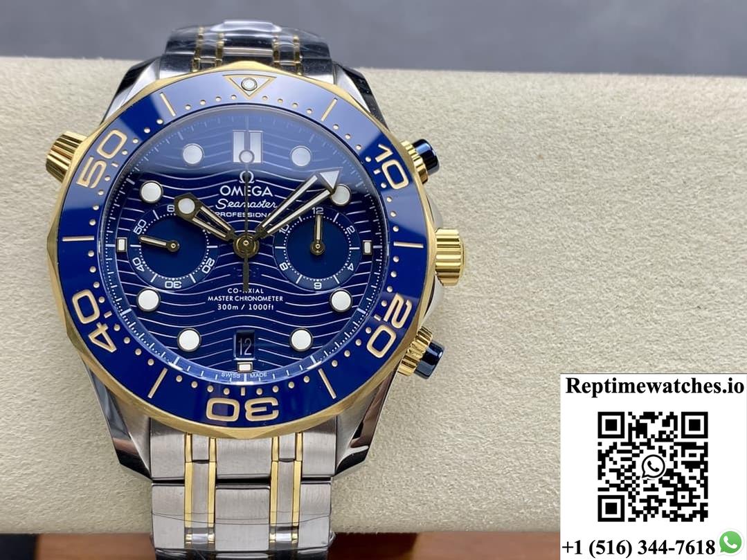 Omega Seamaster 210.20.44.51.03.001 N1 Factory Ceramic Bezel-Rep Time Watches