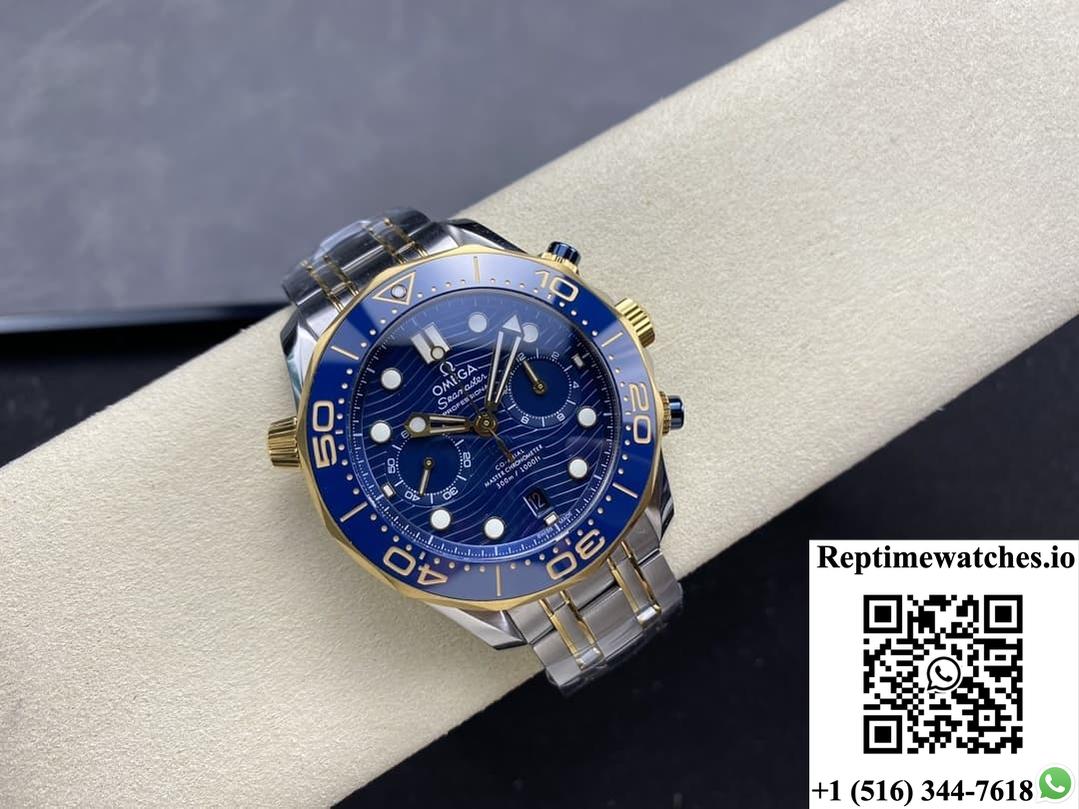 Omega Seamaster 210.20.44.51.03.001 N1 Factory Ceramic Bezel-Rep Time Watches