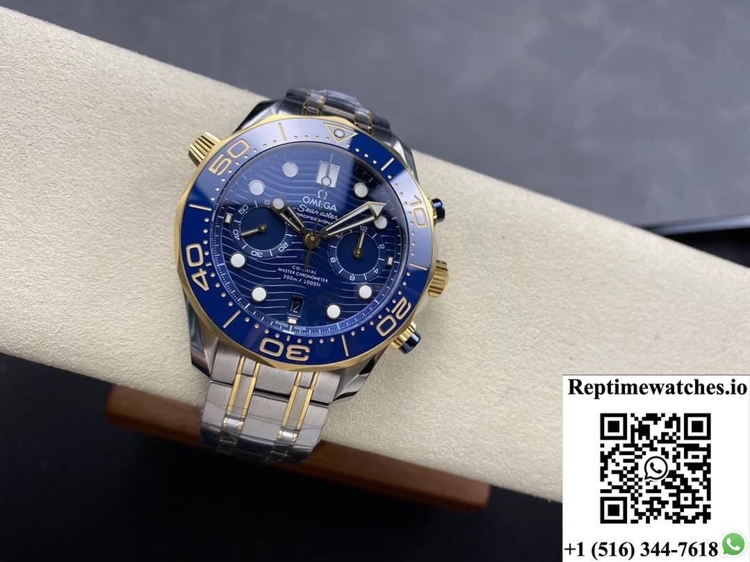 Omega Seamaster 210.20.44.51.03.001 N1 Factory Ceramic Bezel-Rep Time Watches