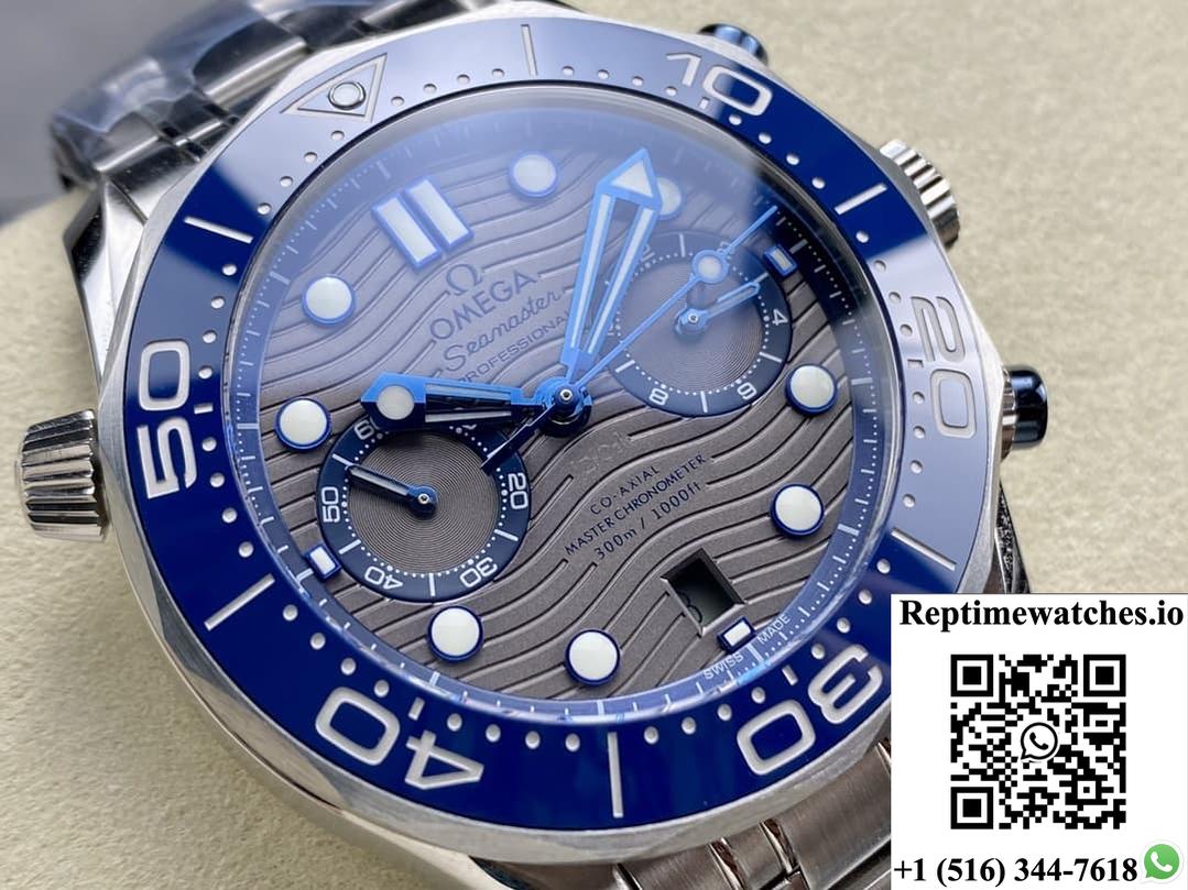 Omega Seamaster 210.30.44.51.06.001 N1 Factory Transparent Case Back-Rep Time Watches