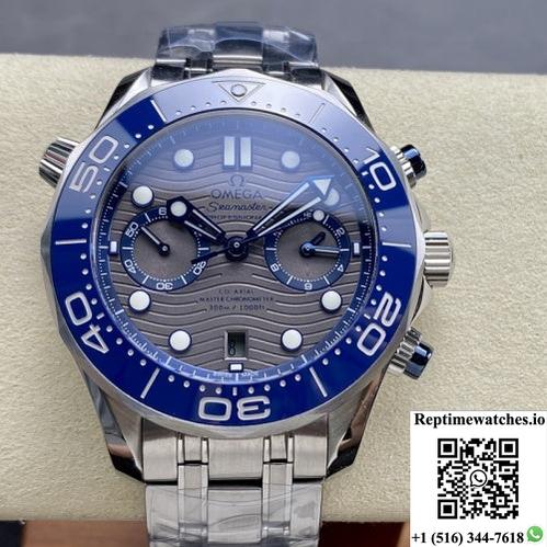 Omega Seamaster 210.30.44.51.06.001 N1 Factory Transparent Case Back-Rep Time Watches