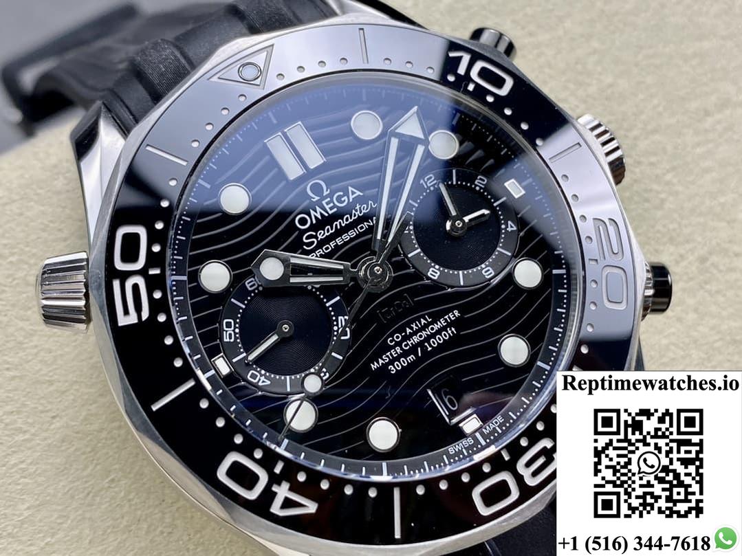 Omega Seamaster 210.32.44.51.01.001 N1 Factory Rubber Strap-Rep Time Watches
