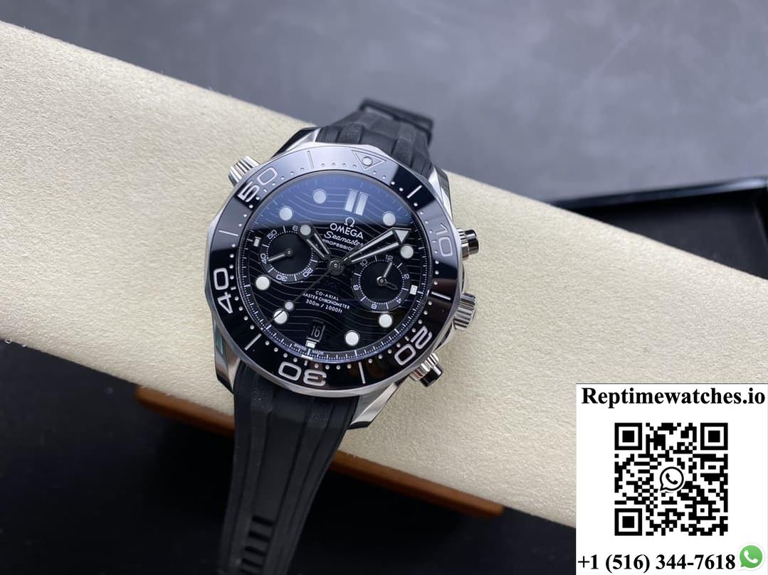 Omega Seamaster 210.32.44.51.01.001 N1 Factory Rubber Strap-Rep Time Watches