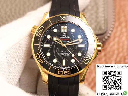 Omega Seamaster 210.62.42.20.01.001 Vs Factory Yellow Gold-Rep Time Watches
