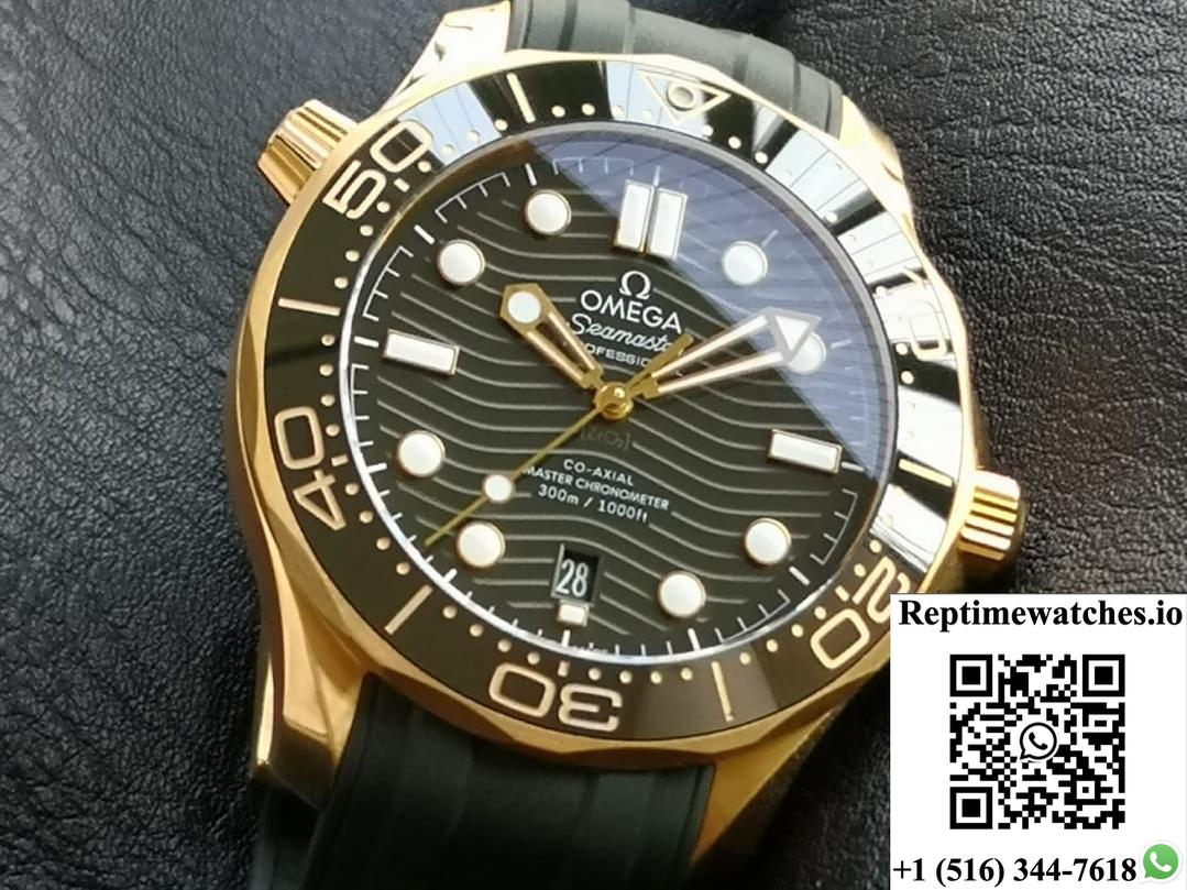 Omega Seamaster 210.62.42.20.10.001 Vs Factory Rubber Strap-Rep Time Watches