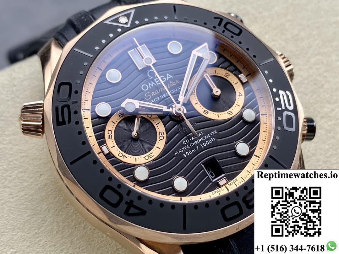 Omega Seamaster 210.62.44.51.01.001 N1 Factory Luminous Hour Markers-Rep Time Watches