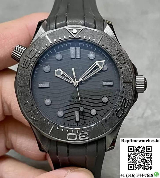Omega Seamaster 210.92.44.20.01.003 Vs Factory Black Dial-Rep Time Watches