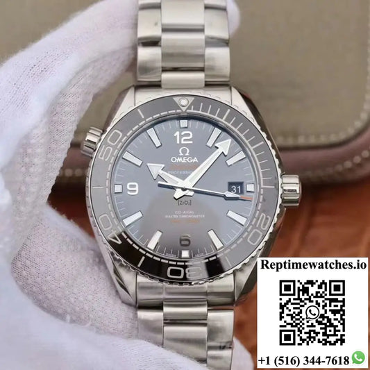 Omega Seamaster 215.30.44.21.01.001 Planet Ocean 600M VS Factory Black Ceramic Dial AI Factory