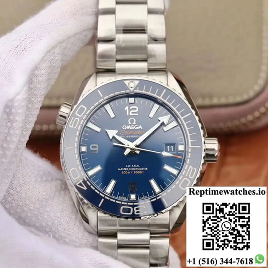 Omega Seamaster 215.30.44.21.03.001 Planet Ocean 600M VS Factory Blue Ceramic Dial AI Factory