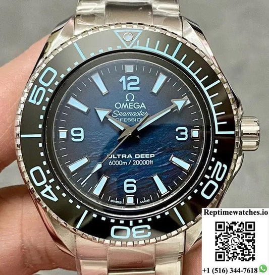 Omega Seamaster 215.30.46.21.03.002 Vs Factory Blue Dial-Rep Time Watches