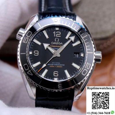 Omega Seamaster 215.33.40.20.01.001 Planet Ocean 600M Vs Factory Black Dial-Rep Time Watches