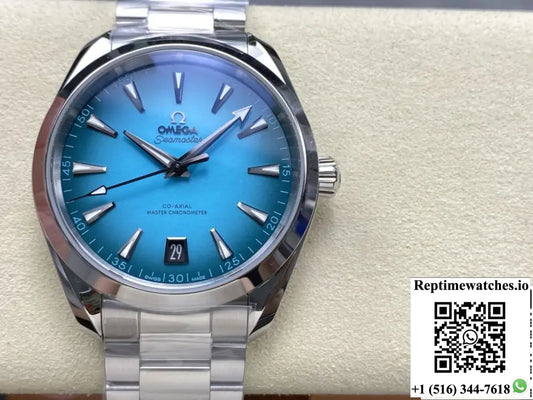Omega Seamaster 220.10.41.21.03.006 VS Factory Turquoise