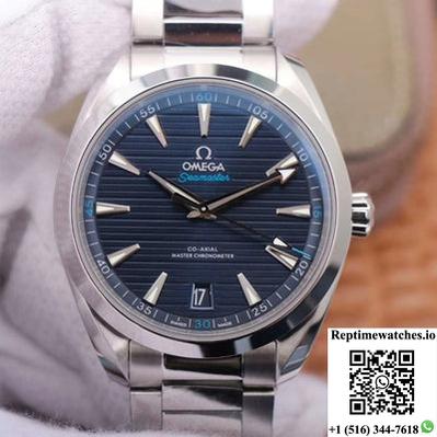 Omega Seamaster 220.10.41.21.03.001 Vs Factory Blue Dial-Rep Time Watches