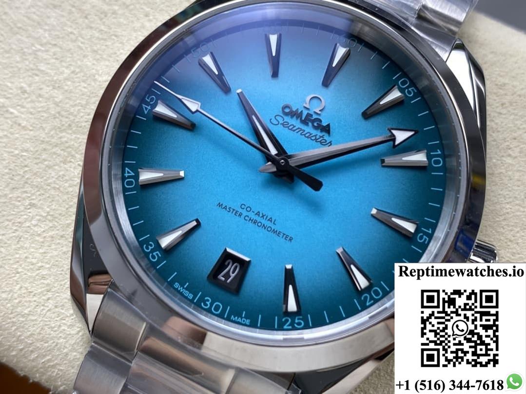 Omega Seamaster 220.10.41.21.03.006 Vs Factory Turquoise-Rep Time Watches