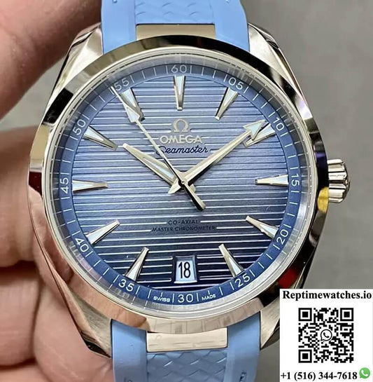 Omega Seamaster 220.12.41.21.03.008 Vs Factory Blue Dial-Rep Time Watches