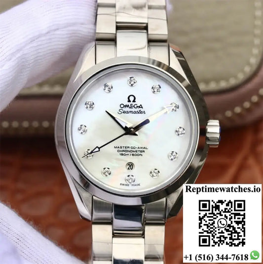 Omega Seamaster 231.10.34.20.55.002 Aqua Terra 150M 3S Factory Diamond Dial AF Factory
