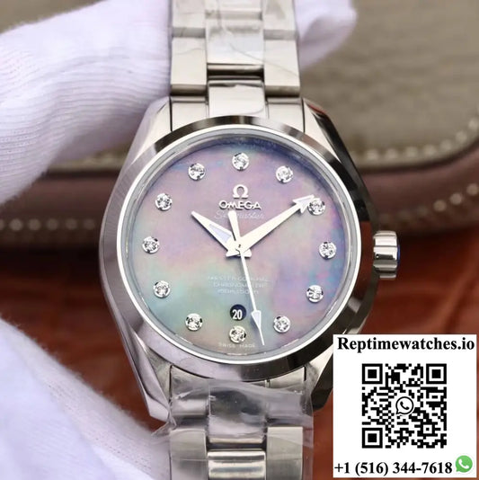 Omega Seamaster 231.10.34.20.57.001 Aqua Terra 150M 3S Factory Mother-Of-Pearl Dial AF Factory