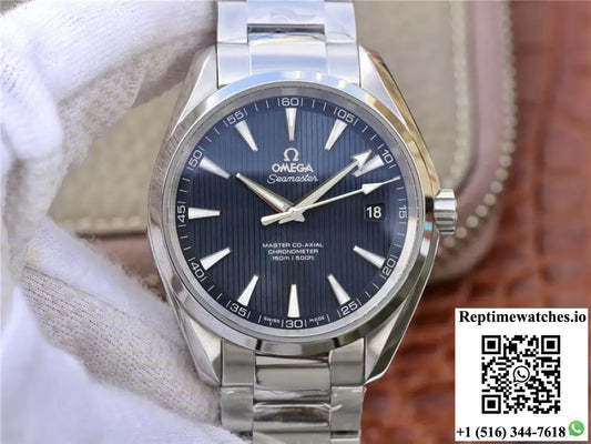 Omega Seamaster 231.10.42.21.03.001 VS Factory Blue Dial - Watches