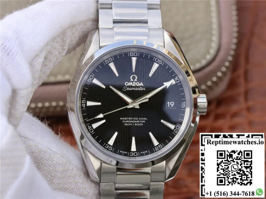 Omega Seamaster 231.10.42.21.06.001 VS Factory Dark Black Dial - Watches