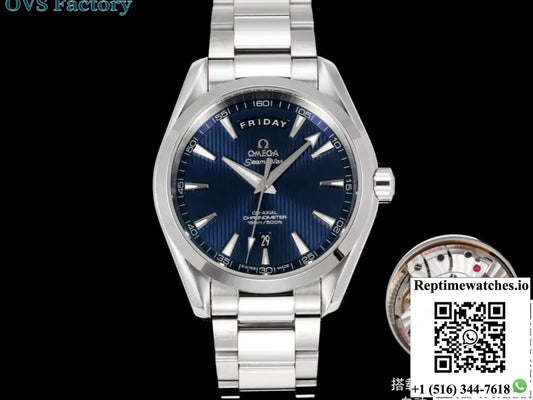 Omega Seamaster 231.10.42.22.03.001 OVS Factory Stainless Steel Strap AI Factory