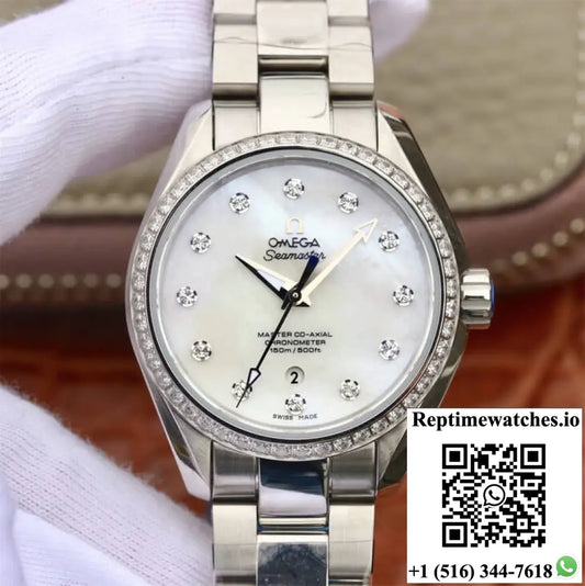 Omega Seamaster 231.15.34.20.55.002 Aqua Terra 150M 3S Factory White Dial AF Factory