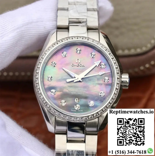 Omega Seamaster 231.15.34.20.57.001 Aqua Terra 150M 3S Factory Mother-Of-Pearl Dial AF Factory