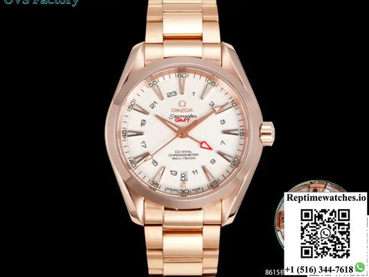 Omega Seamaster 231.50.43.22.02.001 OVS Factory Dual Time Zone