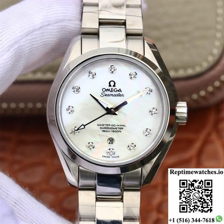 Omega Seamaster 231.10.34.20.55.002 Aqua Terra 150M 3S Factory Diamond Dial-Rep Time Watches