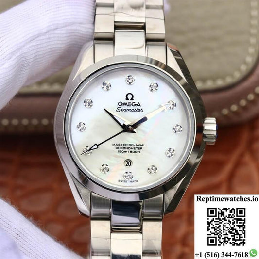 Omega Seamaster 231.10.34.20.55.002 Aqua Terra 150M 3S Factory Diamond Dial-Rep Time Watches