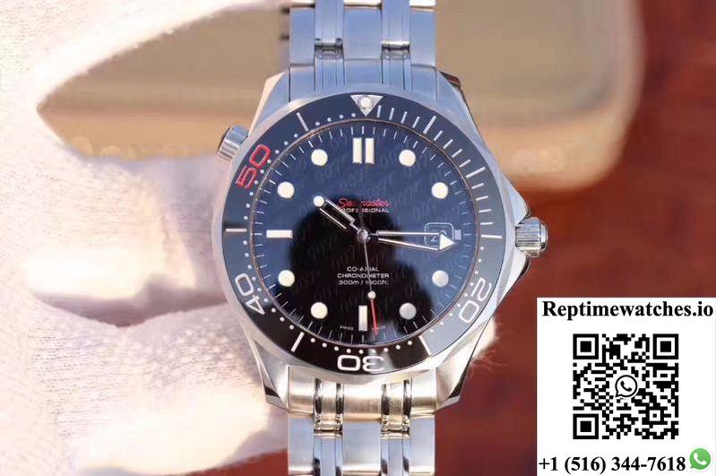 Omega Seamaster 300M James Bond 007 50Th Anniversary 212.30.41.20.01.005 Mks Factory Black Dial-Rep Time Watches