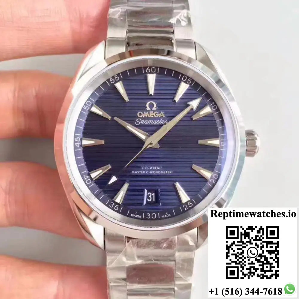 Omega Seamaster Aqua Terra 150M Co-Axial Master 220.10.41.21.03.001 VS Factory Deep Blue Dial - Watches