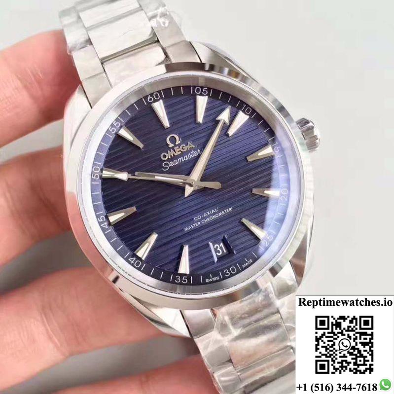 Omega Seamaster Aqua Terra 150M Co-Axial Master 220.10.41.21.03.001 Vs Factory Deep Blue Dial-Rep Time Watches