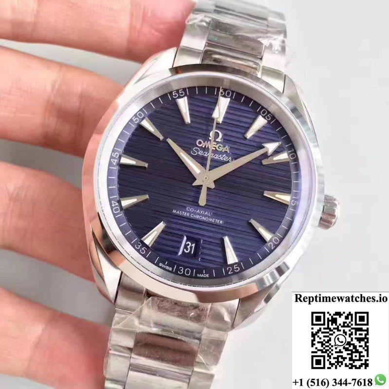 Omega Seamaster Aqua Terra 150M Co-Axial Master 220.10.41.21.03.001 Vs Factory Deep Blue Dial-Rep Time Watches