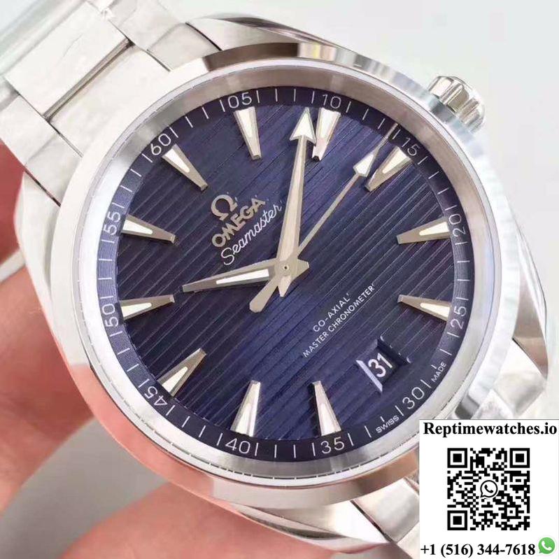 Omega Seamaster Aqua Terra 150M Co-Axial Master 220.10.41.21.03.001 Vs Factory Deep Blue Dial-Rep Time Watches