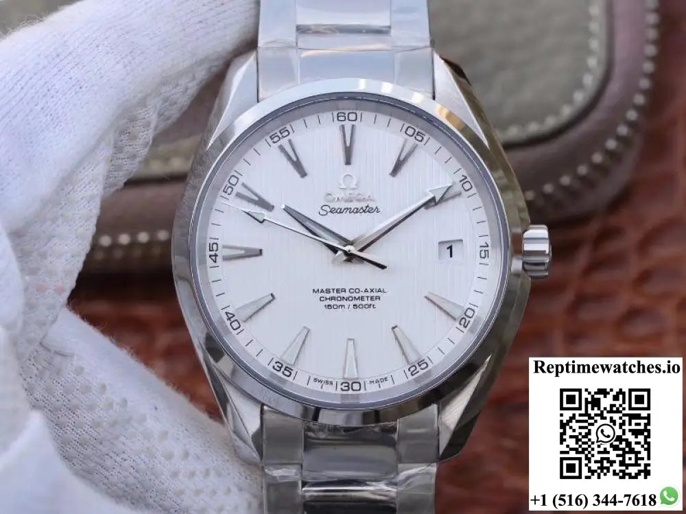 Omega Seamaster Aqua Terra 150M Master Co-Axial 231.10.42.21.02.003 VS Factory White Dial - Watches