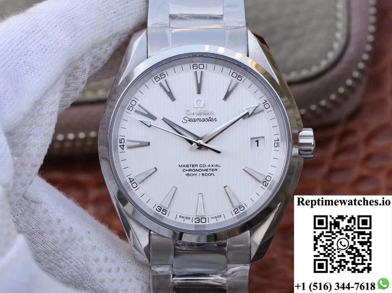 Omega Seamaster Aqua Terra 150M Master Co-Axial 231.10.42.21.02.003 Vs Factory White Dial-Rep Time Watches