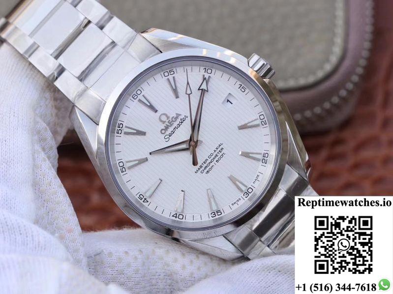 Omega Seamaster Aqua Terra 150M Master Co-Axial 231.10.42.21.02.003 Vs Factory White Dial-Rep Time Watches