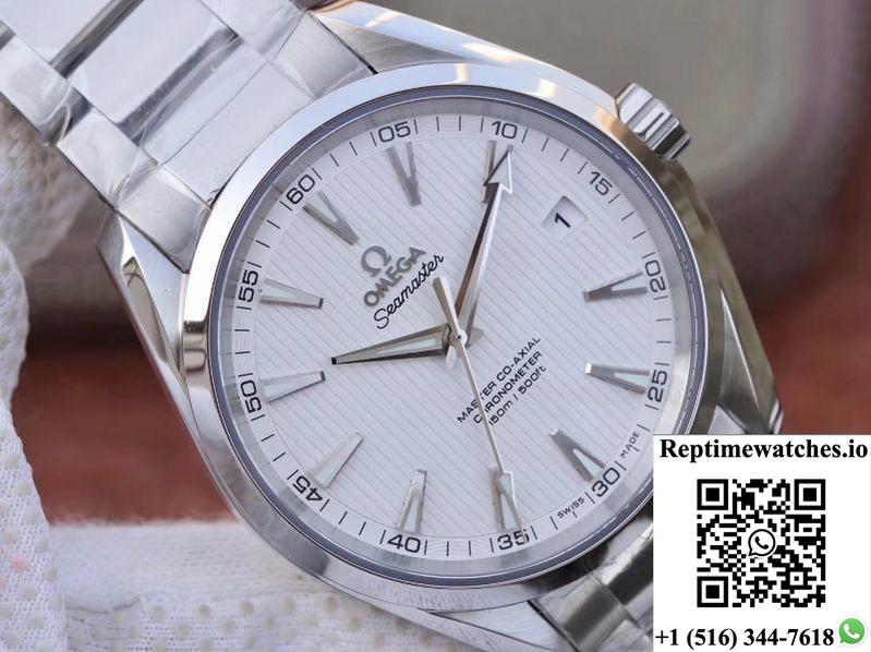 Omega Seamaster Aqua Terra 150M Master Co-Axial 231.10.42.21.02.003 Vs Factory White Dial-Rep Time Watches