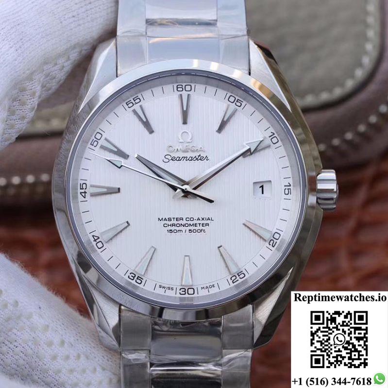 Omega Seamaster Aqua Terra 150M Master Co-Axial 231.10.42.21.02.003 Vs Factory White Dial-Rep Time Watches