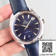 Omega Seamaster Aqua Terra 150M Master Co-Axial Baselworld Blue Textured Dial - Watches