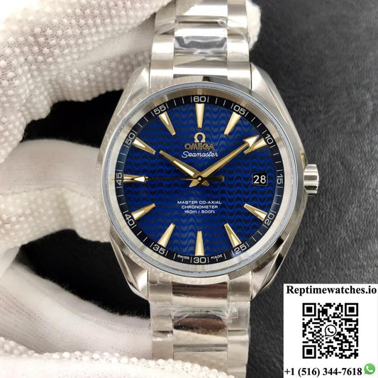 Omega Seamaster Aqua Terra 150M Rio Olympic Special Edition Vs Factory Blue Dial-Rep Time Watches