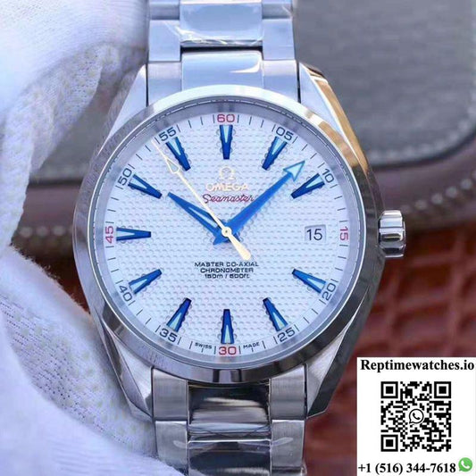 Omega Seamaster Aqua Terra 231.10.42.21.02.005 Vs Factory White Dial-Rep Time Watches
