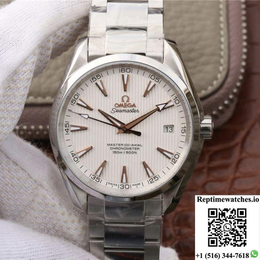Omega Seamaster Aqua Terra 231.13.42.21.02.003 Vs Factory White Dial-Rep Time Watches