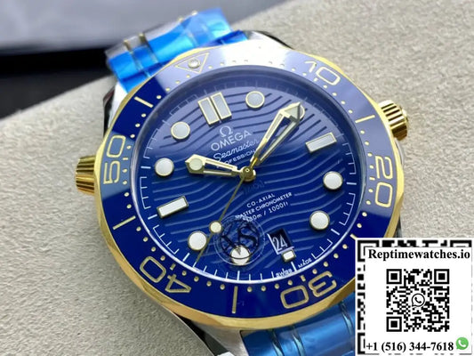 Omega Seamaster Diver 300M 210.20.42.20.03.001 VS Factory Blue Dial - Watches