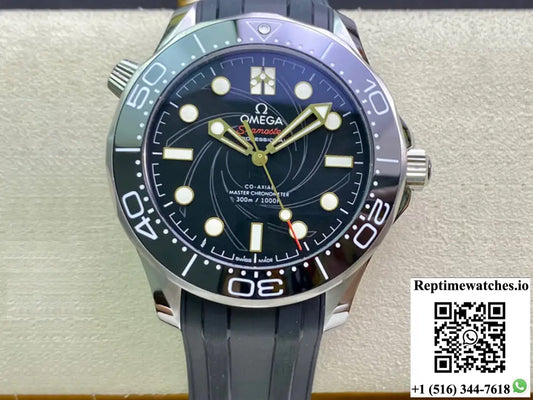 Omega Seamaster Diver 300M 210.22.42.20.01.004 OR Factory Rubber Strap - Watches