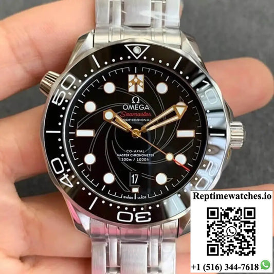 Omega Seamaster Diver 300M 210.22.42.20.01.004 OR Factory Stainless Steel Strap - Watches