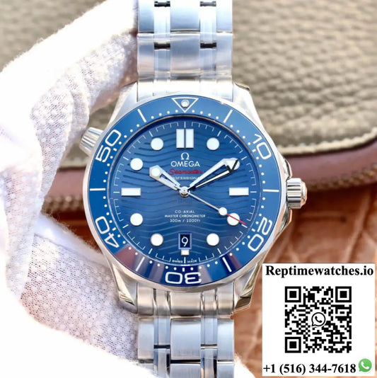 Omega Seamaster Diver 300M 210.30.42.20.03.001 VS Factory Blue Bezel - Watches
