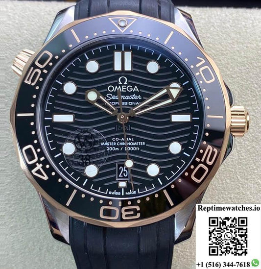 Omega Seamaster Diver 300M 210.22.42.20.01.002 Vs Factory Black Dial-Rep Time Watches