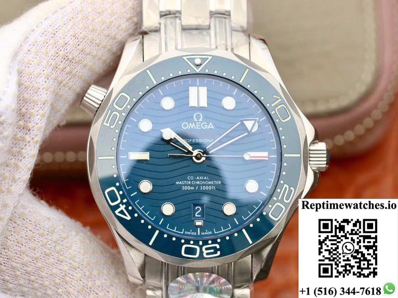Omega Seamaster Diver 300M 210.30.42.20.03.001 Vs Factory Blue Dial-Rep Time Watches