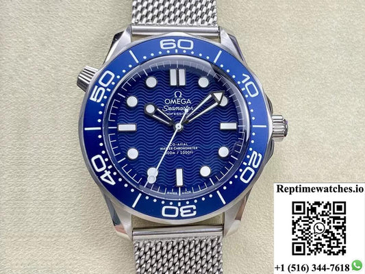 Omega Seamaster Diver 300M 210.30.42.20.03.002 Vs Factory Blue Dial-Rep Time Watches